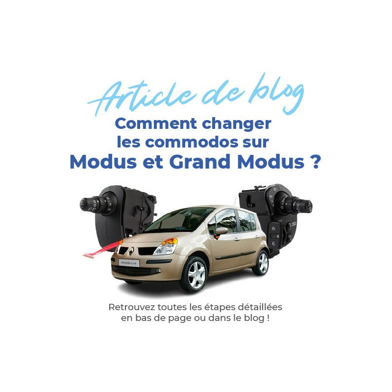 Commodo phare , clignotant et antibrouillard Renault : Clio 3 , Kangoo 2 ,  Modus et grand modus NEUF - Équipement auto