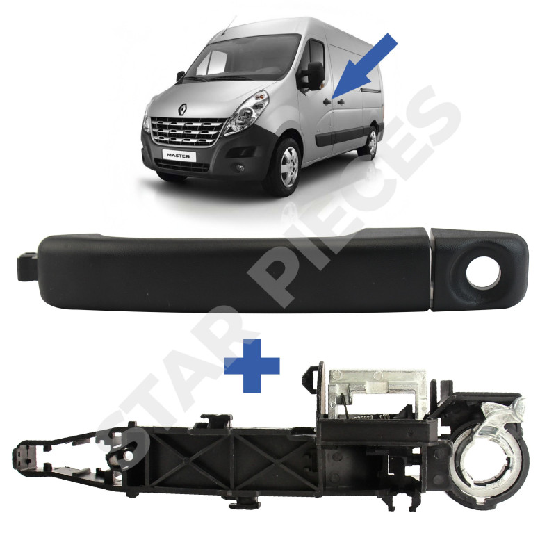 Poignee porte arriere droit RENAULT MASTER 3 PHASE 3 occasion