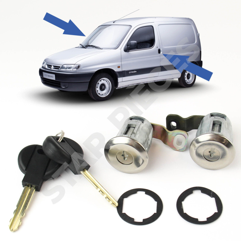 kit de barillets de portes pour Citroën Berlingo neuf à prix sidérant!