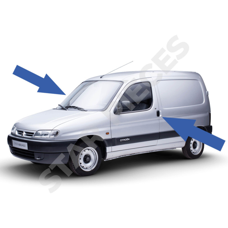 252522 - Cerradura de puerta de coche con llaves para Peugeot Partner para  Citroen Berlingo Xsara (#1) para 252522 Barrel Lock Se