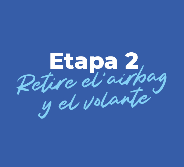 Retire el airbag y el volante de su Toyota Aygo