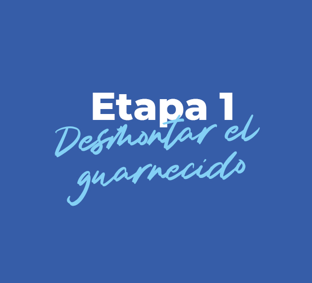 etapa 1 desmontar guarnecido puerta passat