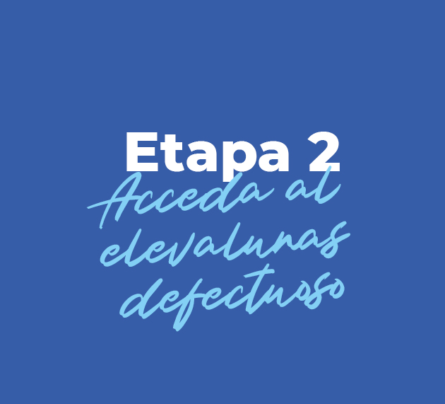 etapa 2 acceda al elevalunas defectuoso passat