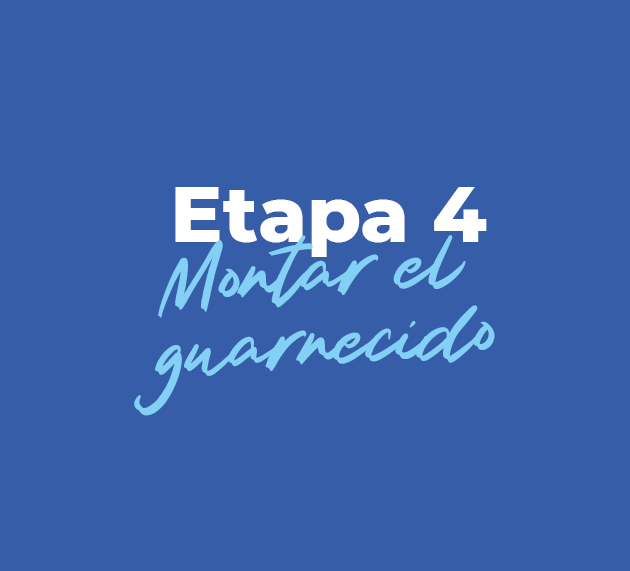 etapa 4 montar guarnecido puerta passat