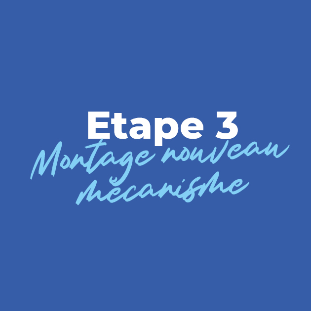 etape 3 montage du nouveau mecanisme de leve vitre pour 407