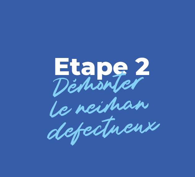 etape 2 demonter neiman defectueux peugeot 205