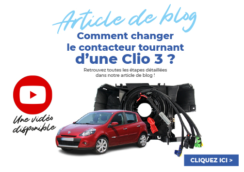Comment changer le contacteur tournant d'une Clio 3 ?
